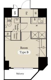 LUMEED横濱戸部 2階 間取り図