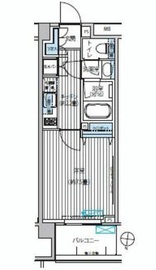 カスタリア目黒平町 208 間取り図