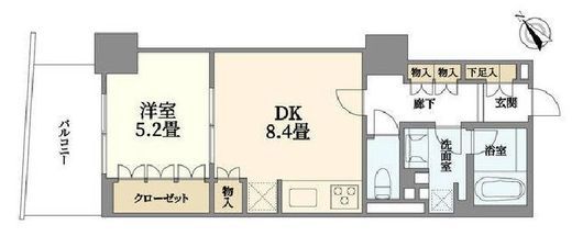 マークスタワー 10階 間取り図