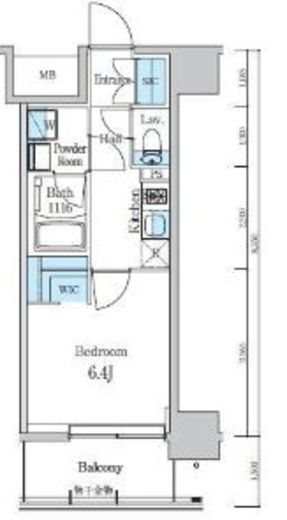デュオフラッツ葛西 304 間取り図