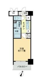 フェリース横濱 702 間取り図