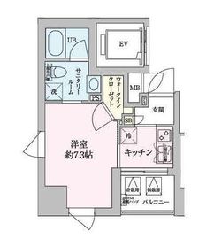 グランドコンシェルジュ神楽坂α 3階 間取り図