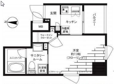 グランドコンシェルジュ神楽坂α 4階 間取り図