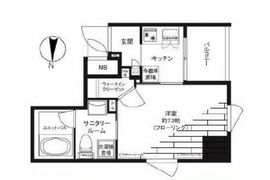 グランドコンシェルジュ神楽坂α 5階 間取り図