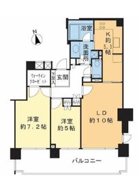 パークコート本牧 1階 間取り図