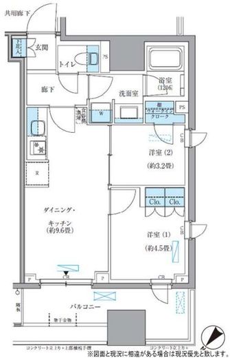 パークアクシス東日本橋 814 間取り図