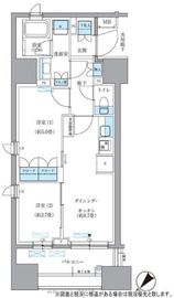 パークアクシス東日本橋 1008 間取り図