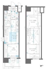 ZOOM新宿御苑前 13階 間取り図