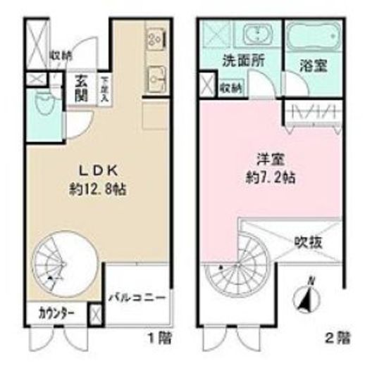 マーサル中野坂上 103 間取り図