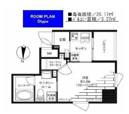 グランドコンシェルジュ神楽坂α 10階 間取り図