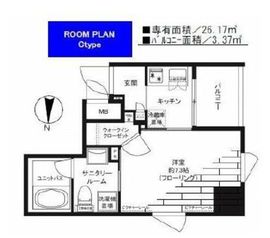 グランドコンシェルジュ神楽坂α 10階 間取り図