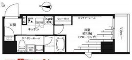 グランドコンシェルジュ神楽坂α 2階 間取り図