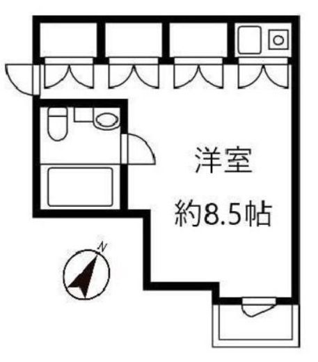 ロイヤル赤坂サルーン 4階 間取り図