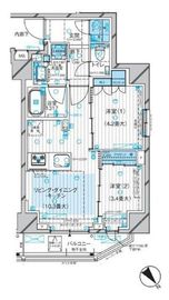 ルジェンテ早稲田 5階 間取り図