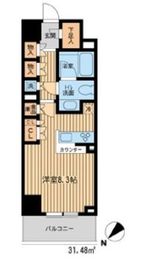 HF新横浜レジデンス 7階 間取り図