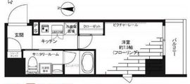 グランドコンシェルジュ神楽坂α 6階 間取り図
