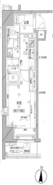 グランドコンシェルジュ神楽坂α 9階 間取り図