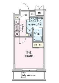 グランドコンシェルジュ神楽坂α 2階 間取り図