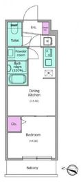 ドゥーエ梅屋敷 205 間取り図