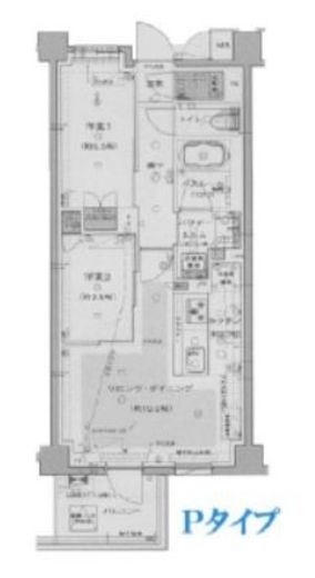 プレミスト金町 1階 間取り図
