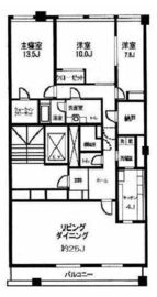 広尾ホームズ 11階 間取り図