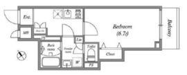 グランパセオ田端 D202 間取り図