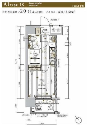 メインステージ東神奈川 2階 間取り図