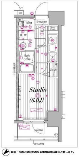 ガーラ・グランディ川崎榎町 7階 間取り図