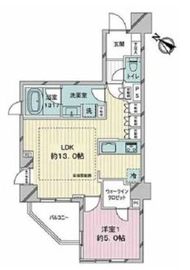 D’クラディア山手大塚 7階 間取り図
