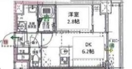 ドゥーエ浅草橋2 1004 間取り図