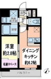 ドゥーエ浅草橋2 1004 間取り図
