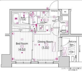 ガーラ・プレシャス川崎西口 4階 間取り図