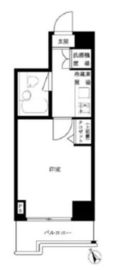 ルーブル神宮前 7階 間取り図