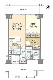 横濱紅葉坂レジデンス 6階 間取り図