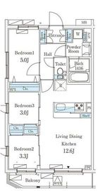 テラス杉並方南町 510 間取り図