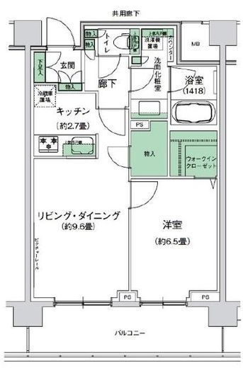 スタイリオ梶が谷 709 間取り図