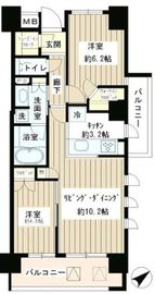 パークホームズ目黒リバーサウスアーバンレジデンス 12階 間取り図