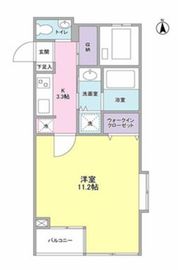 ZEL COURT AOYAMA 203 間取り図