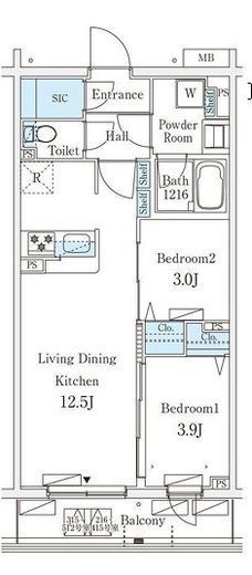 テラス杉並方南町 315 間取り図