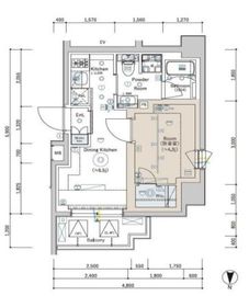 SYFORME TAKADANOBABAⅡ (シーフォルム高田馬場Ⅱ) 4階 間取り図