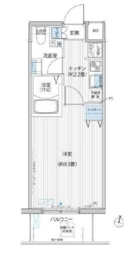 カーサラスク目白台 302 間取り図