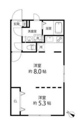 Branche目黒 (ブランシェ目黒) 401 間取り図
