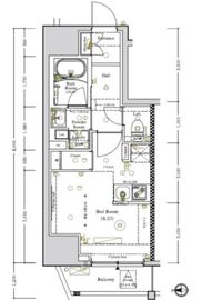 LUMEED南千住 7階 間取り図