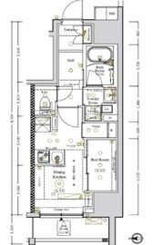 LUMEED南千住 4階 間取り図