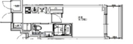 S-RESIDENCE横濱阪東橋 (エスレジデンス横濱阪東橋) 802 間取り図