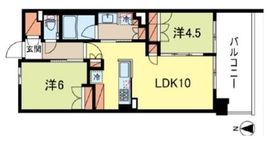 プラウドシティ方南町 2階 間取り図
