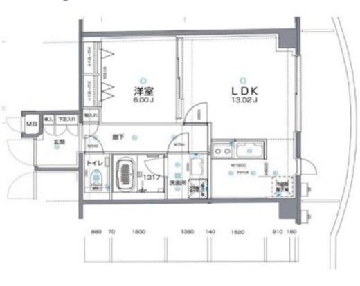 アルヴェール松濤 305 間取り図