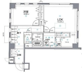 アルヴェール松濤 403 間取り図