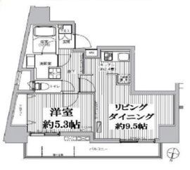 カーサラスク目白台 204 間取り図