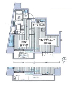 カーサラスク目白台 304 間取り図